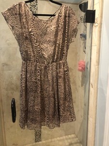 alice and olivia leopard print dress