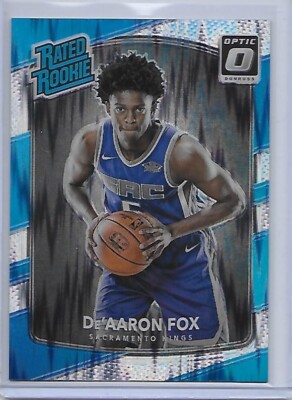 2017-18 Optic Mega Box Flash DE'AARON FOX rookie Sacramento Kings