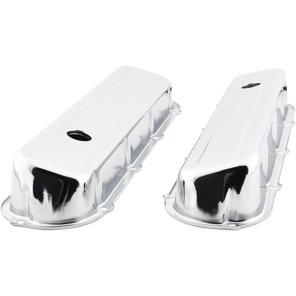 Chrome Valve Covers, Fits Cadillac 472-500 - Image 3 of 4