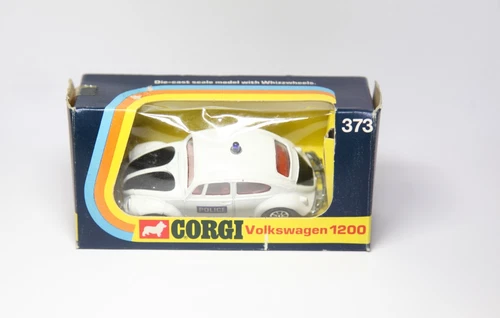 Corgi 373 Volkswagen Beetle 1200 Saloon Police In Original Box - Near Mint 1973