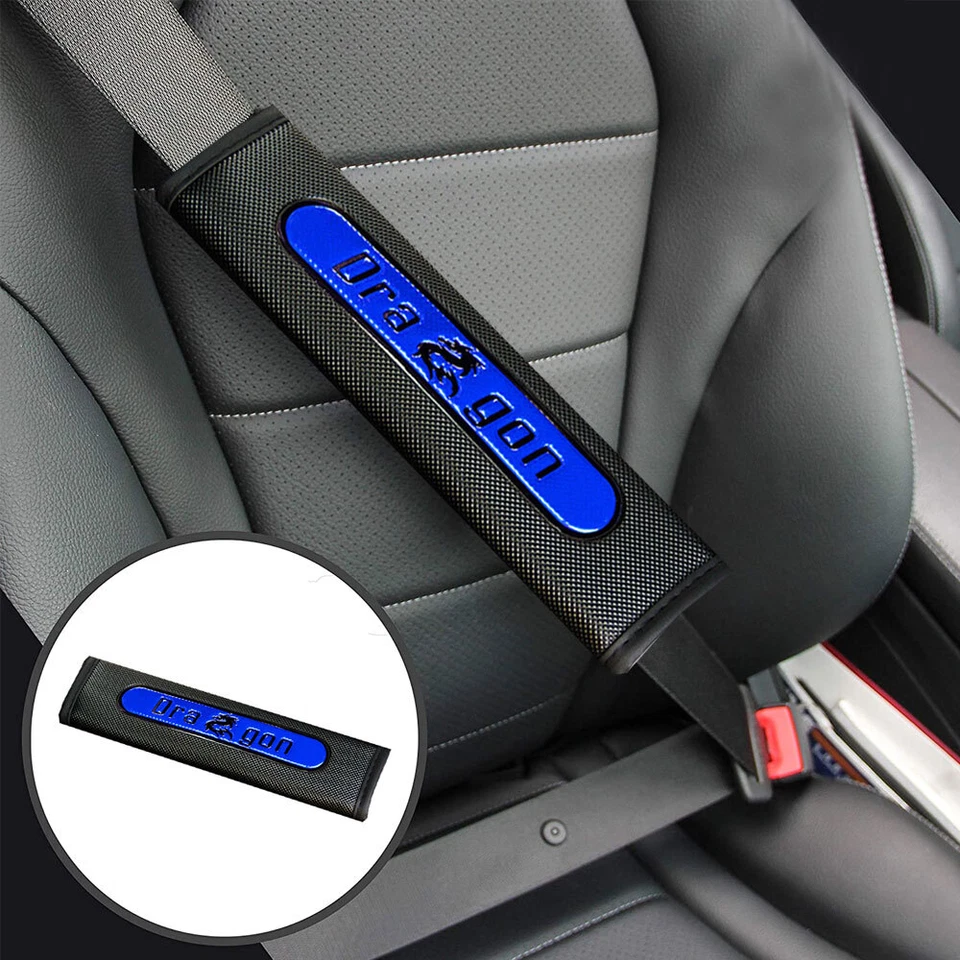 Auto Car Safety Seat Belt Shoulder Pad Covers Cushion Harness Car Accessories - Image 3 of 4