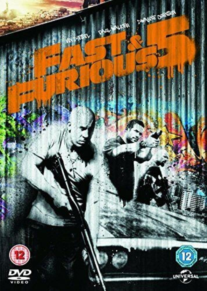 Fast and Furious 5 DVD (2013) FREE SHIPPING