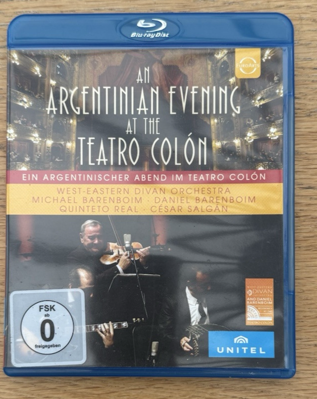 West-Eastern Divan Orchestra at the Teatro Colón Blu-Ray Michael Barenboim Reg.0
