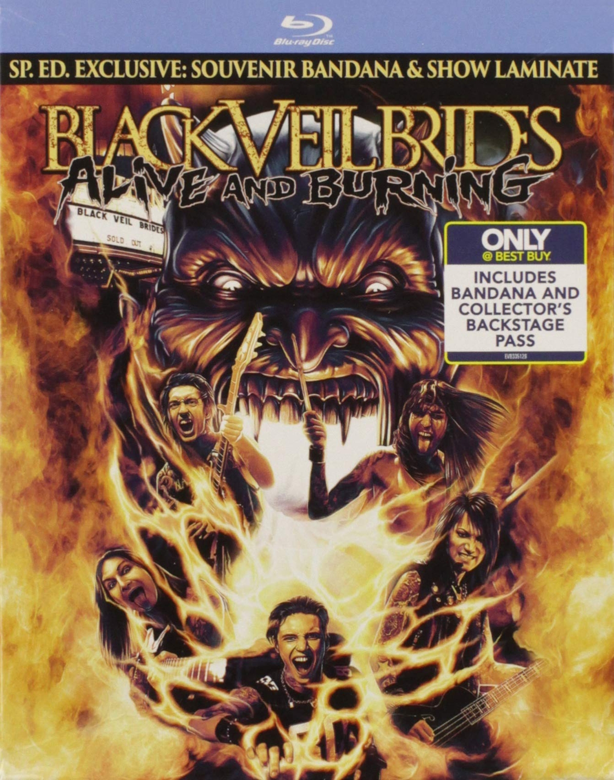 Alive and Burning (Blu-ray) Black Veil Brides