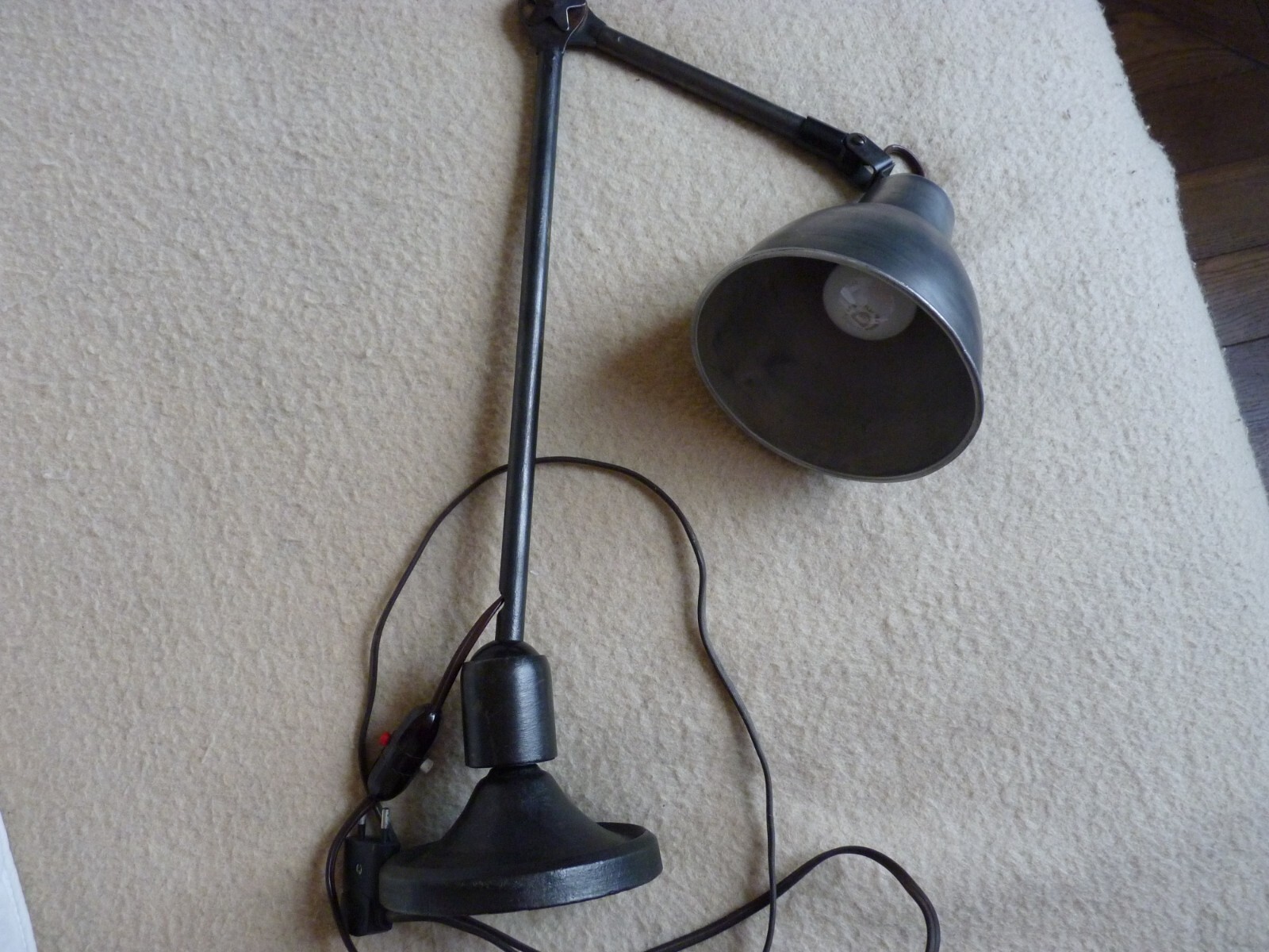 Lampe De Bureau Rouge Stilplast Made In Italy 80's