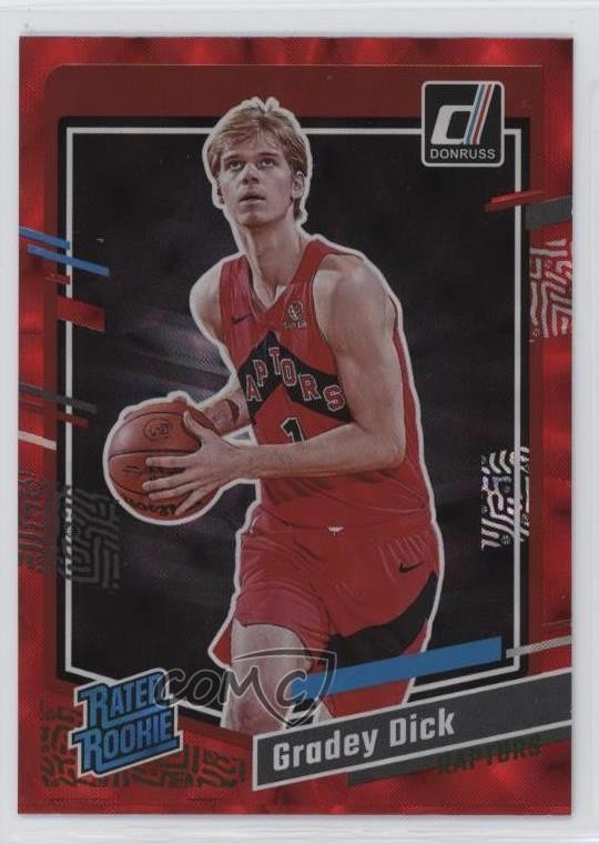 2023-24 Panini Donruss Rated Rookie Red Gradey Dick #247 sq1