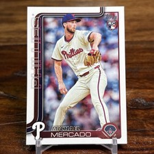 2025 Topps #582 Michael Mercado RC