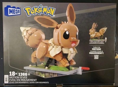 Mega Brand Pokemon Motion Eevee 1366 Pcs Building Toy HTH71 NEW