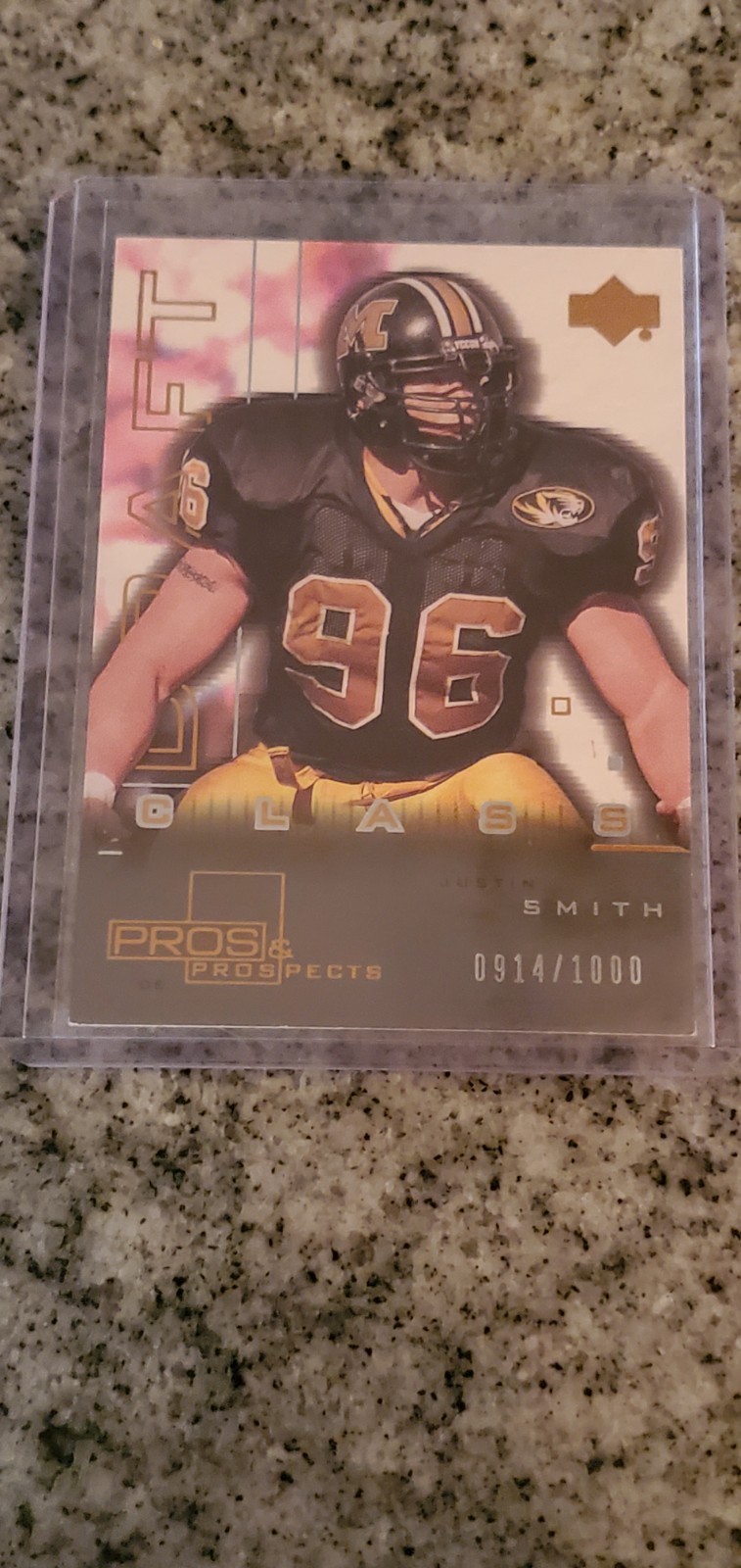 Justin Smith Upper Deck Pros & Prospects #92 Base