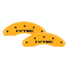 For Acura Ilx 13-15 Caliper Covers Gloss Yellow Caliper Covers W I-vtec For Acura Ilx 13-15 Caliper Covers Gloss Yellow Caliper Covers W I-vtec