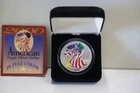 2000 US Silver Eagle 1 oz. in Full Color Box/Coa