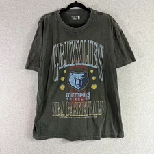 Memphis Grizzlies Abercrombie & Fitch NBA GRAY T Shirt Men’s Sz XL