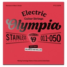 OLYMPIA Flatwound Stainless Steel Electric Guitar Strings Pack / Set * FLS E1150