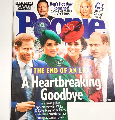 People Magazine 2020 Issues March 23 Harry & Megan Goodbye FREE ...