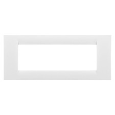 GEWISS SYSTEM GW22106 VIRNA PLACCA TECNOPOLIMERO 6 POSTI BIANCO