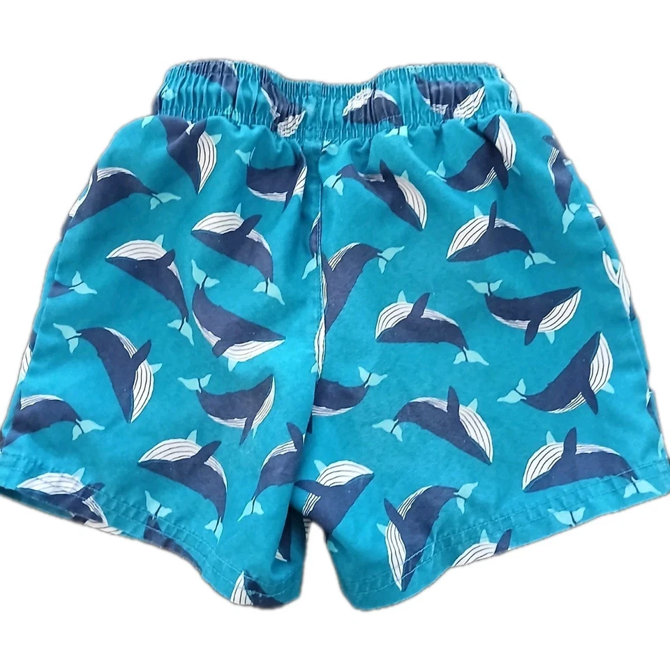  Cat & Jack Multicolor Toddler Boys Whale Graphic Swim Trunks Size: 3T - Image 2 of 4