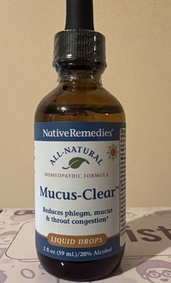 Native Remedies Mucus-Clear for Mucus & Phlegm Congestion Exp 2028
