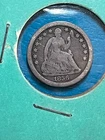 1856 Seated Liberty Half Dime VG-FINE Low Shipping Fee