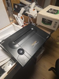 Neo Geo AES Max 330 Mega Bundle w/Paperwork + Fightstick - Tested CIB