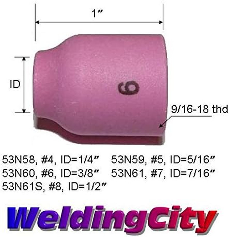 TIG Welding Torch Accessory Kit Stubby Setup (.040"-1/16"-3/32"-1/8") Collet-Gas