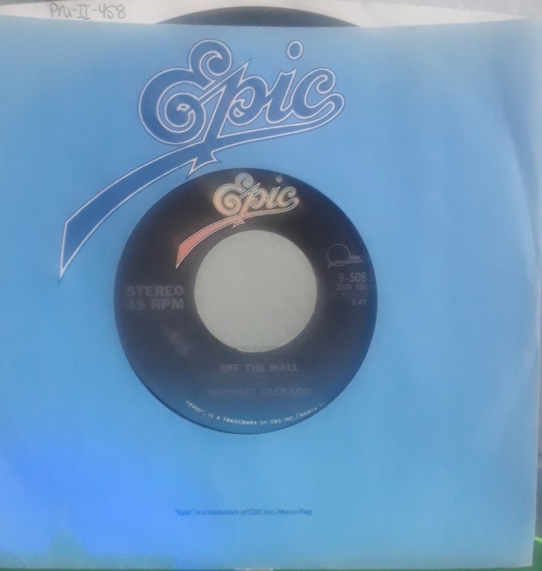 Michael Jackson - Off The Wall 45 R&B Soul Funk Disco 1979 Epic