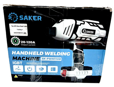 Saker SK-PWM110B Handheld Welding Machine White Black Portable