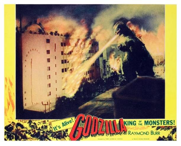 Vintage 1956 Godzilla King of the Monsters Lobby Card Movie Photo