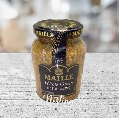 Maille Whole Grain Old Style Mustard 7.3oz  Jar Non-GMO