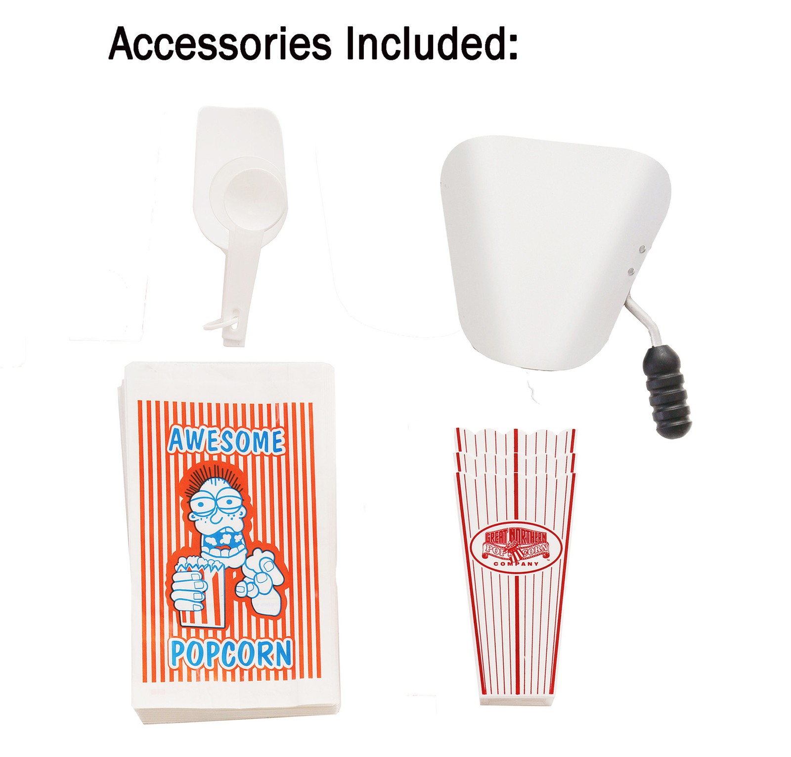 Countertop Popcorn Machine Antique Style Foundation Popper 8oz Kettle, Red