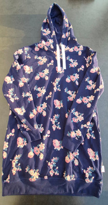 Premium Apparel Esmara Hoodie Kleid Sweatshirt Kleid G L Blau ungetragen NEU