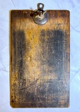 Antique Grand Trunk Railway Wood Clipboard Screw On 1852 - 1923  9 x 15