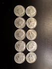 1968 Kennedy Half Dollars - Lot Of 10 - 40% Silver AU - Beautiful