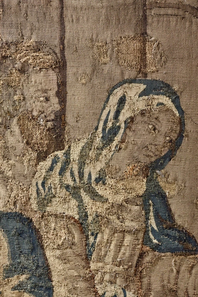 Authentic Aubusson Tapestry from the Felletin workshops, 17th Century. - Photo 2/3