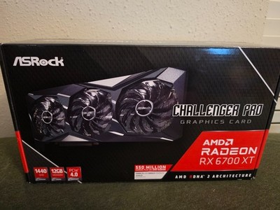 NEW SEALED ASRock AMD Radeon RX 6700 XT Gaming 12GB Graphics Card GPU NIB