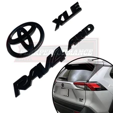 Liftgate Emblem Overlay Kits For Rav4 2019-2024 Overlay Emblems kit Rav4 XLE AWD
