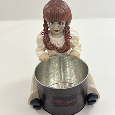 The Conjuring popcorn bucket Annabelle Doll Horror Movie Promotional Collectible