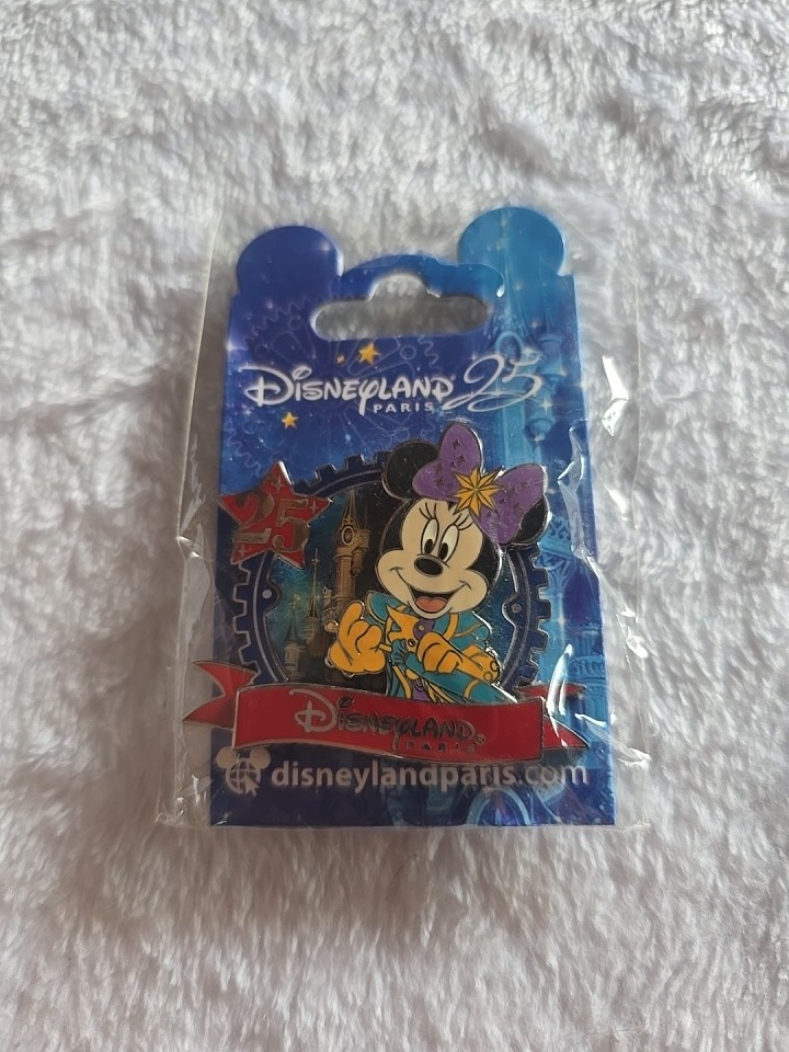 Prendedor Disney Disneyland París - 25 Aniversario Minnie Mouse - DLP 2017 NUEVO LE