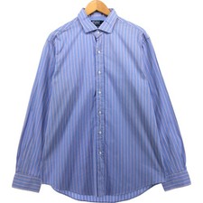 Used Ralph Lauren POLO by Ralph Lauren ESTATE wide-collar long-sleeve stripe...