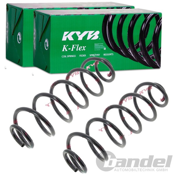 2X KYB K-FLEX Fahrwerksfedern Hinten Passend FÜR Audi A4 A6 Links+Rechts-image