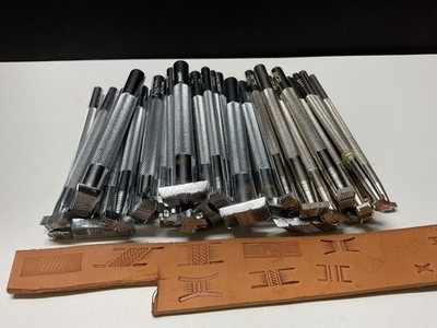 BASKETWEAVES Leather carving, stamping tools, many to choose from