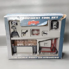 GMP Shop Equipment Tool Set 1:18 Diecast G1800144 Bench Hoist Engine Drill Press