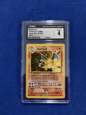 CGC 4 Base Set Charizard 4/102 Holo Pokemon Card