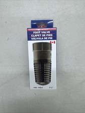 PE-PFV15 1-1/2&rdquo; PVC Poly Foot Valve Well Pump Suction Strainer