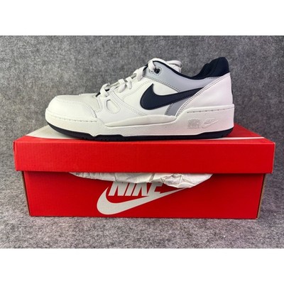 Nike Full Force Low Shoes Mens 10.5 White Navy Grey FB1362-002 Sneaker