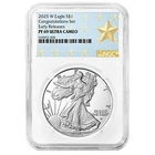 2025-W $1 1-oz Proof American Silver Eagle Congratulations Set NGC PF69UC ER