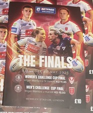 Betfred Challenge Finals  Programme 30th May 2026  Wigan Warriors V Hull KR
