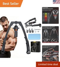 Twister Arm Trainer, 3 in 1 Hydraulic Power Chest Workout Equipment with Ab R...