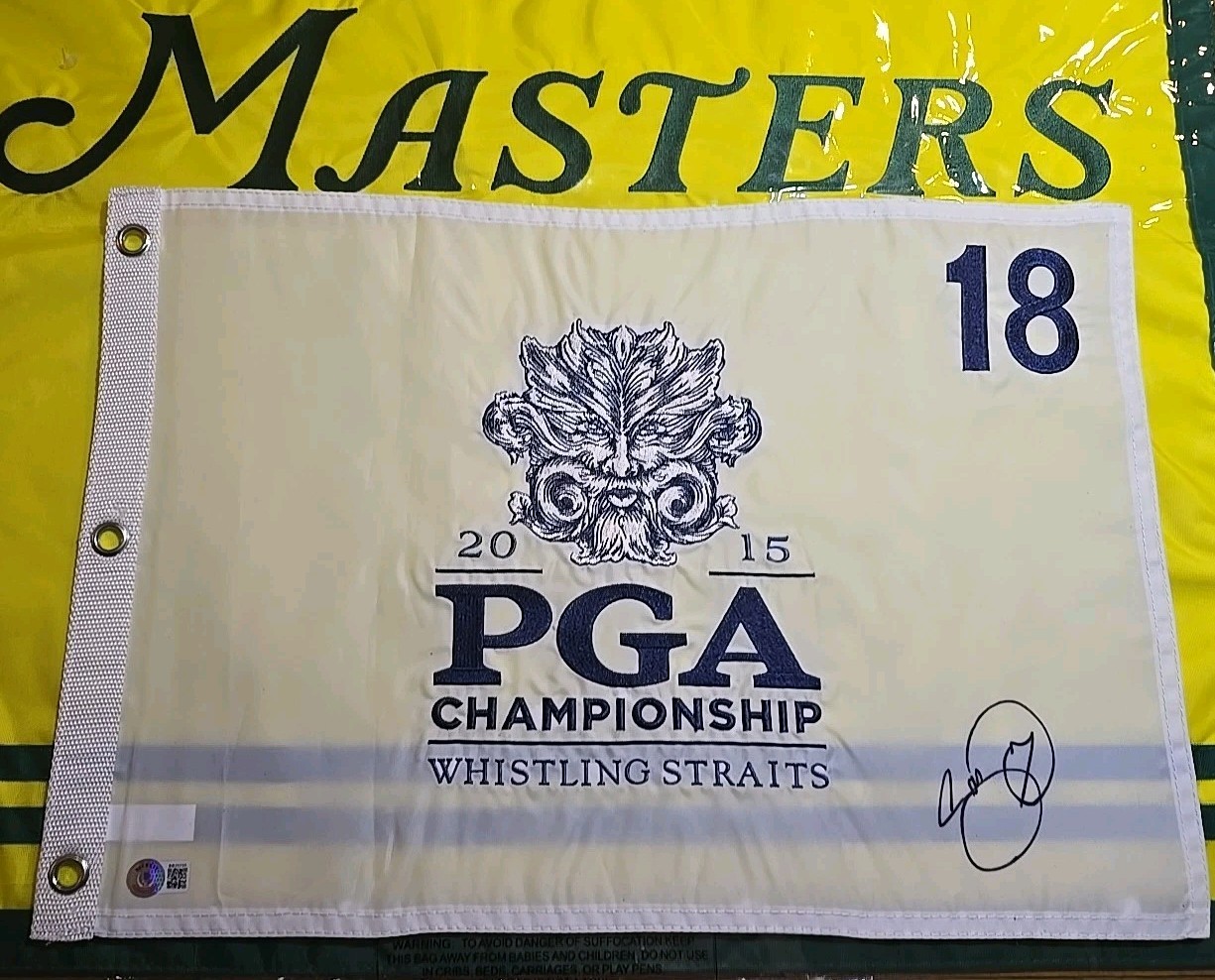 Jason Day Autographed Signed RARE Official 2015 PGA Championship Flag BB25759 