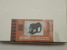 Hobby trade HO Scale 5011 Railway Woodshed (Black) Kit Unmade