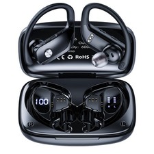 Wireless Earbuds Bluetooth Headphones 48Hrs Play Back Sports Earphones with L...